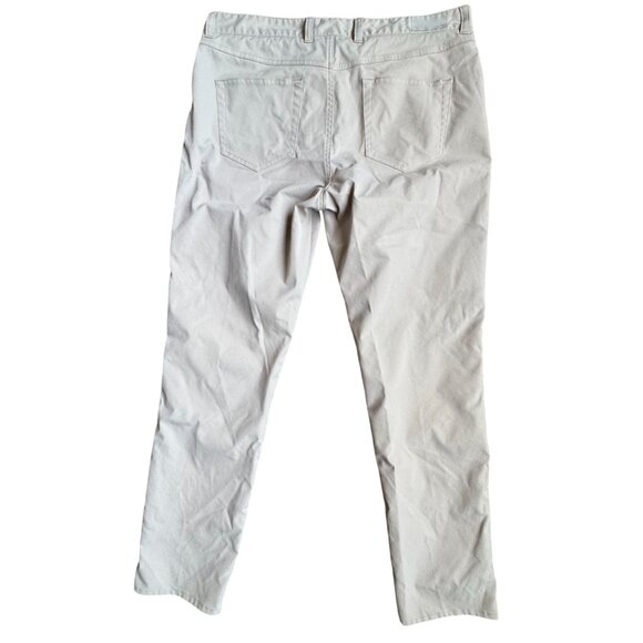Peter Millar Pants Men 36x32 Tan Golf Performance 5 Pocket Chino Wicking Stretch - Picture 6 of 8